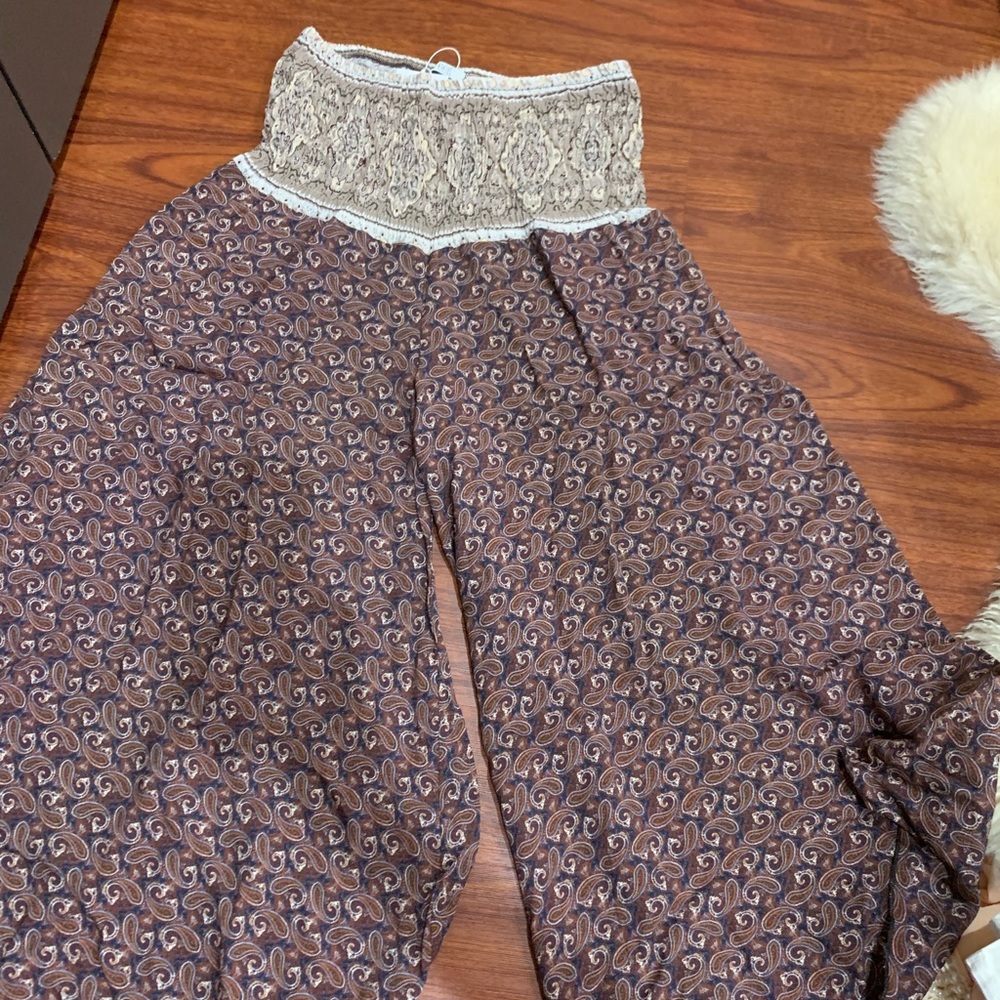 Brand new Kaktus Beachy cropped pants! Boho style - made in ITALY